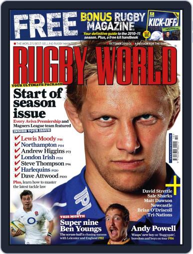 Rugby World September 3rd, 2010 Digital Back Issue Cover