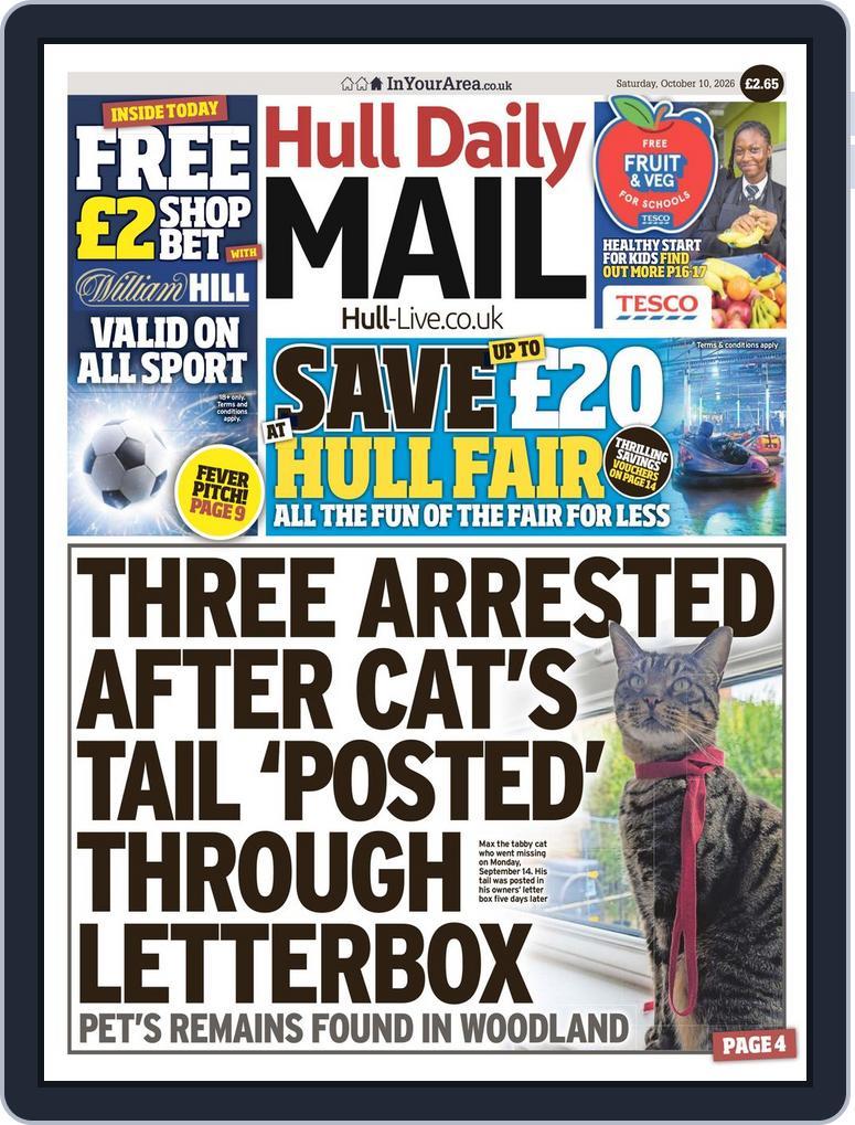 Hull Daily Mail (Digital) Subscription