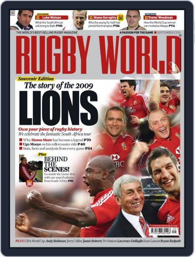 Rugby World August 3rd, 2009 Digital Back Issue Cover