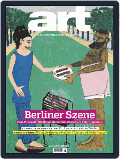 art Magazin August 1st, 2019 Digital Back Issue Cover