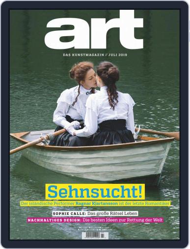 art Magazin July 1st, 2019 Digital Back Issue Cover