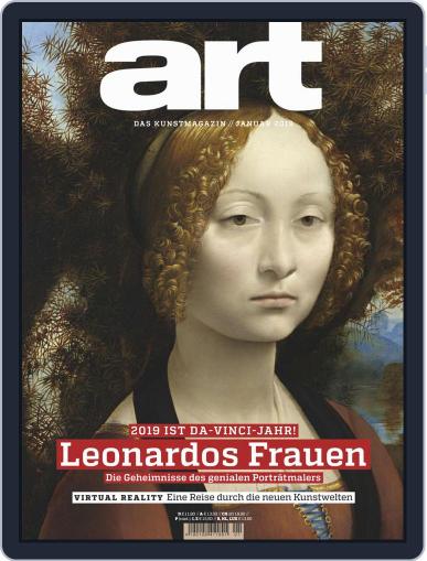 art Magazin January 1st, 2019 Digital Back Issue Cover