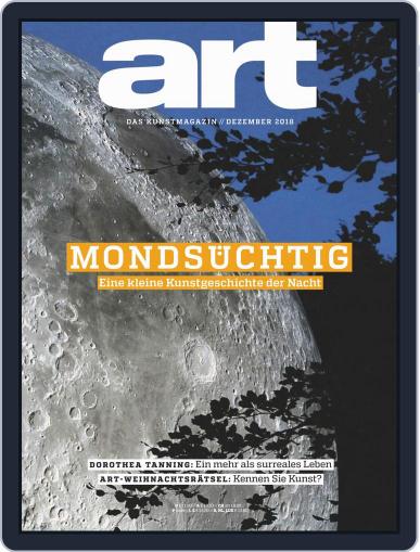 art Magazin December 1st, 2018 Digital Back Issue Cover