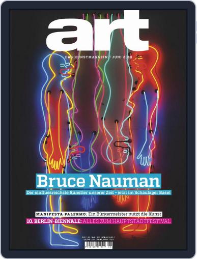 art Magazin June 1st, 2018 Digital Back Issue Cover