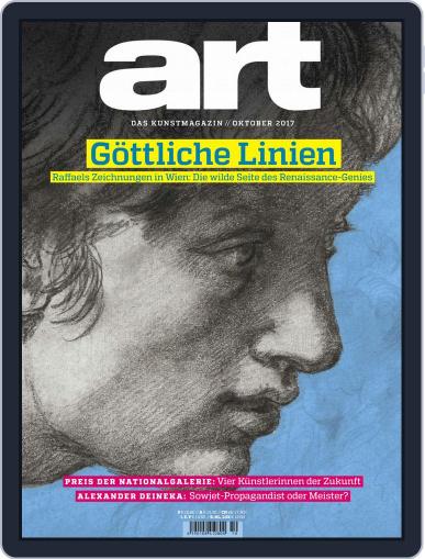 art Magazin October 1st, 2017 Digital Back Issue Cover