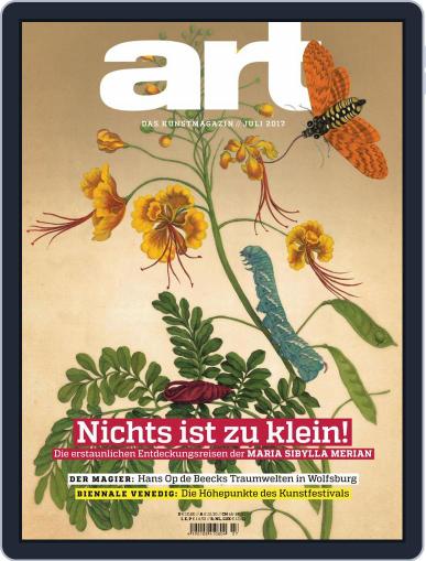art Magazin July 1st, 2017 Digital Back Issue Cover