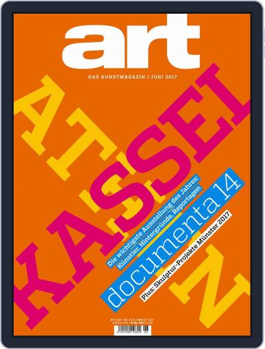 art Magazin June 1st, 2017 Digital Back Issue Cover