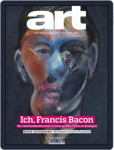 art Magazin October 1st, 2016 Digital Back Issue Cover