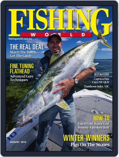 Fishing World August 1st, 2018 Digital Back Issue Cover