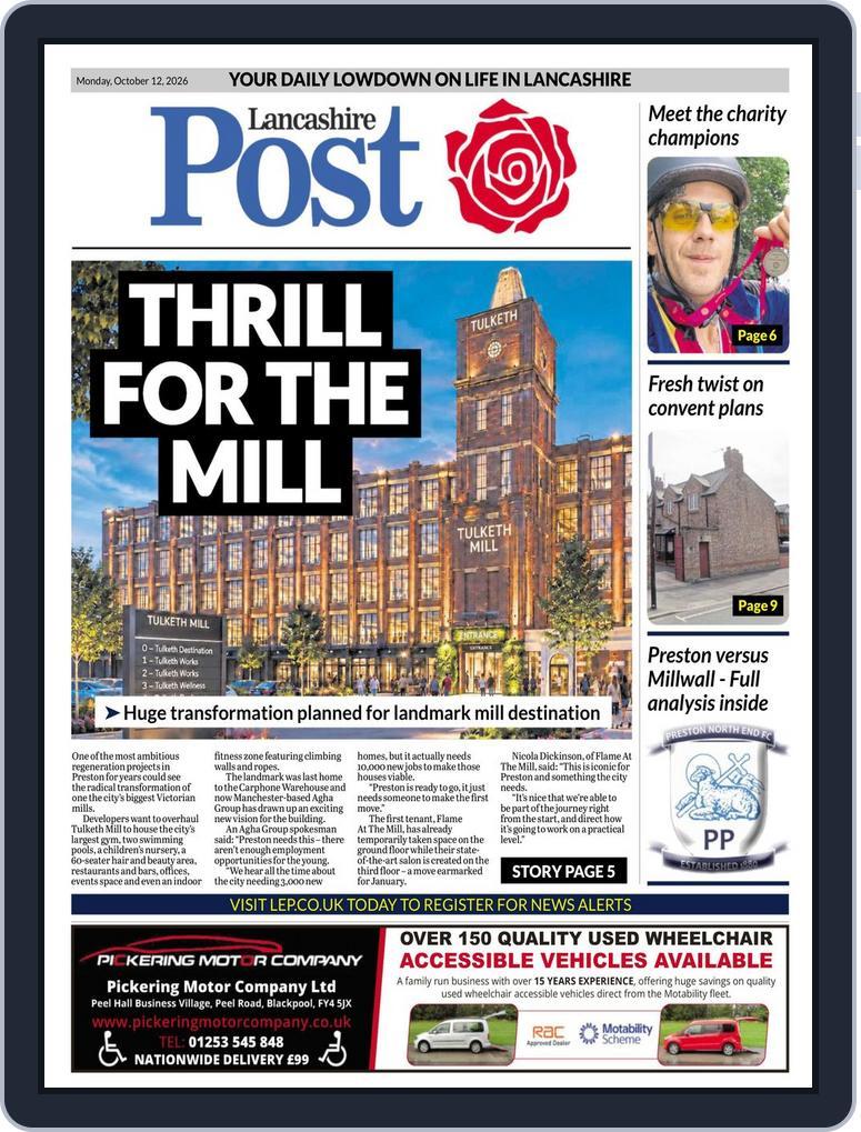 Lancashire Evening Post (Digital) Subscription
