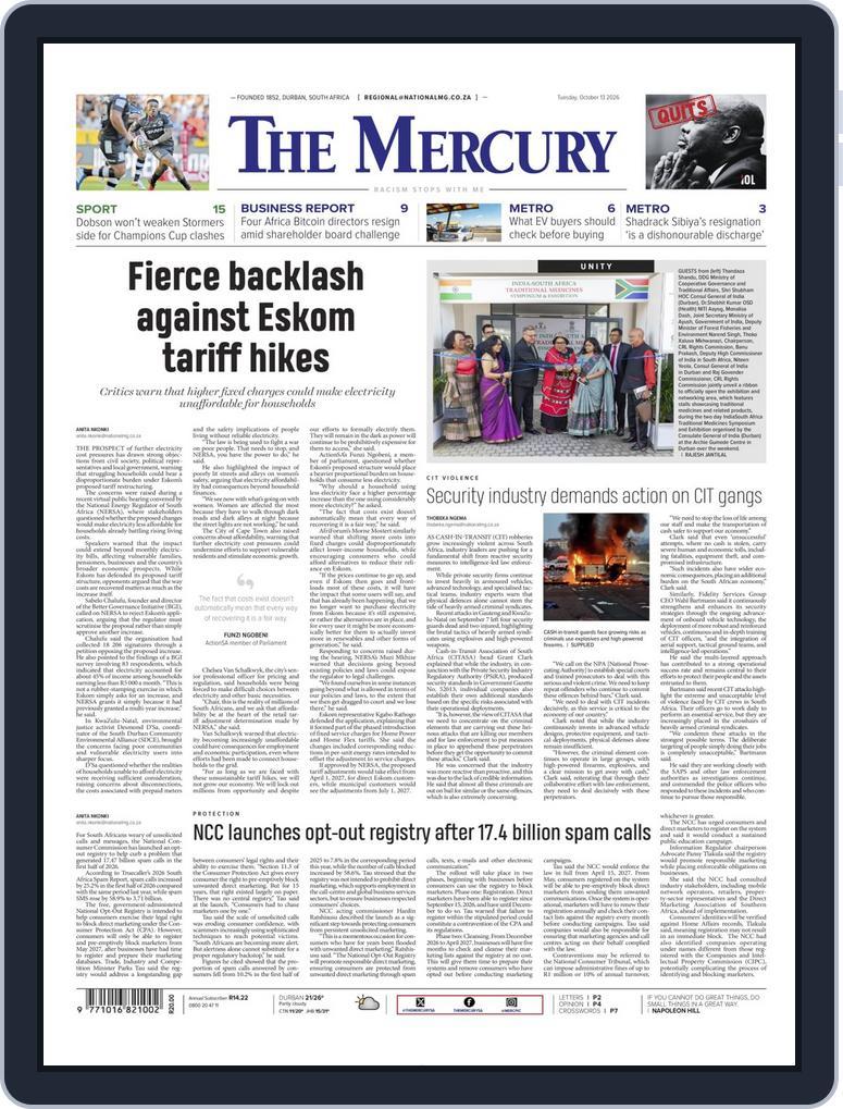 Mercury (Digital) Subscription                    October 13th, 2026 Issue