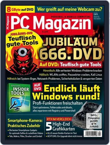 PC Magazin April 1st, 2019 Digital Back Issue Cover