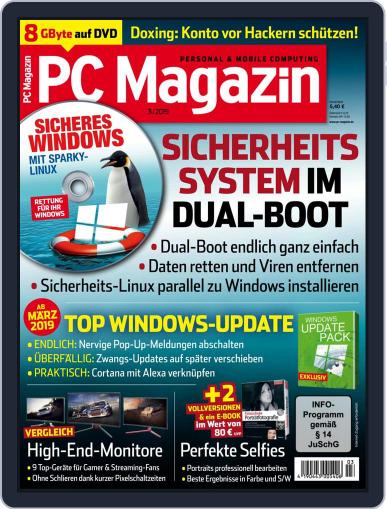 PC Magazin March 1st, 2019 Digital Back Issue Cover
