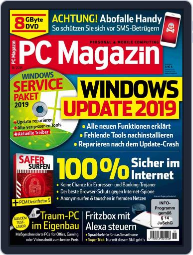 PC Magazin November 1st, 2018 Digital Back Issue Cover