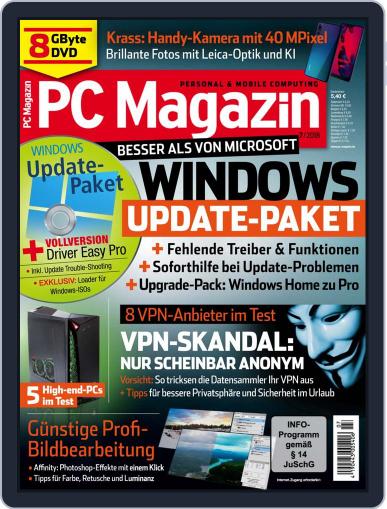 PC Magazin July 1st, 2018 Digital Back Issue Cover