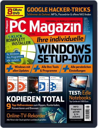 PC Magazin May 1st, 2018 Digital Back Issue Cover