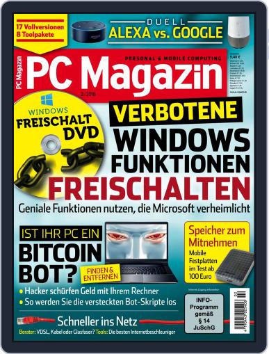 PC Magazin February 1st, 2018 Digital Back Issue Cover