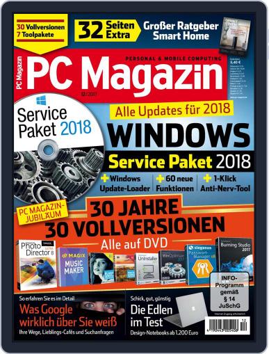PC Magazin December 1st, 2017 Digital Back Issue Cover