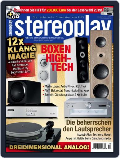 stereoplay December 1st, 2018 Digital Back Issue Cover