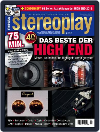stereoplay June 1st, 2018 Digital Back Issue Cover