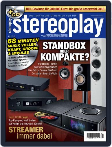 stereoplay January 1st, 2018 Digital Back Issue Cover