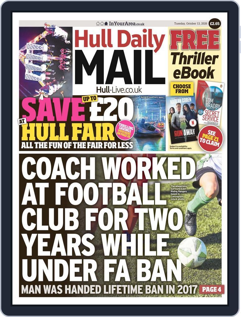 Hull Daily Mail (Digital) Subscription