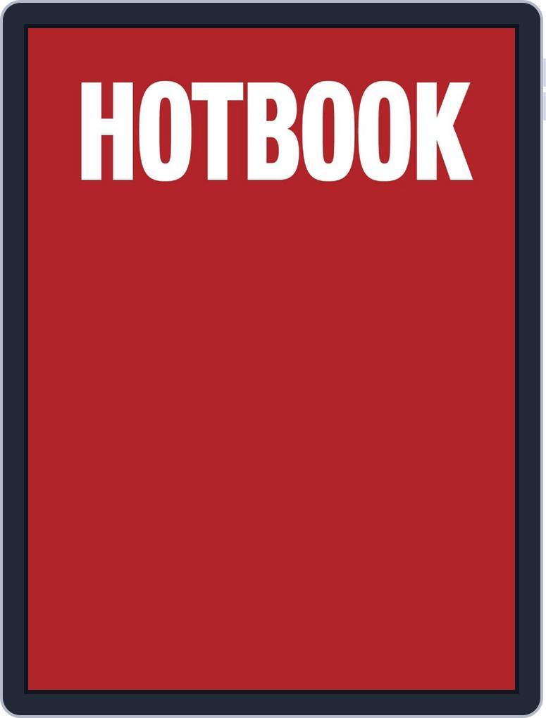 Hotbook (Digital) Subscription                    September 1st, 2026 Issue