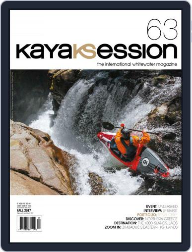 Kayak Session (Digital) September 1st, 2017 Issue Cover