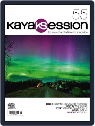 Kayak Session (Digital) September 1st, 2015 Issue Cover