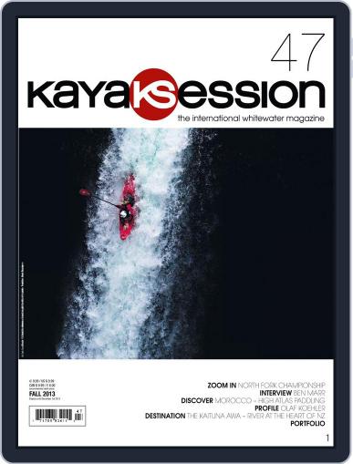 Kayak Session August 9th, 2013 Digital Back Issue Cover