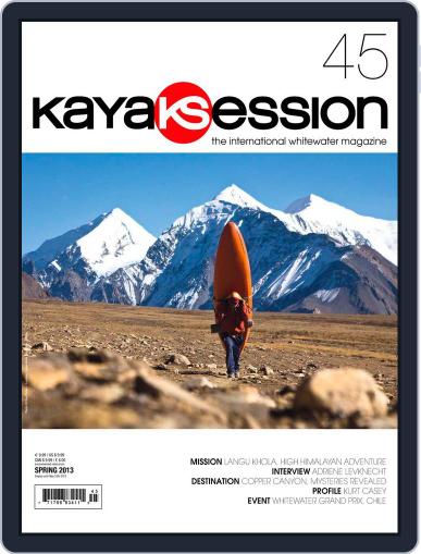 Kayak Session March 9th, 2013 Digital Back Issue Cover