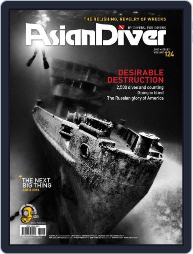 Asian Diver January 18th, 2013 Digital Back Issue Cover