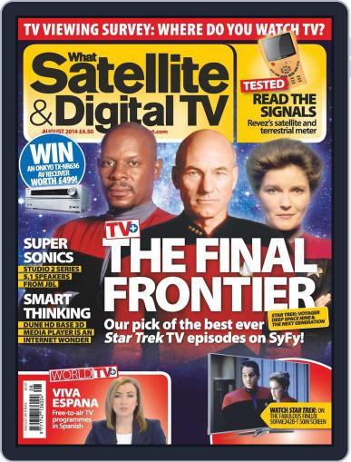 What Satellite & Digital Tv August 1st, 2014 Digital Back Issue Cover