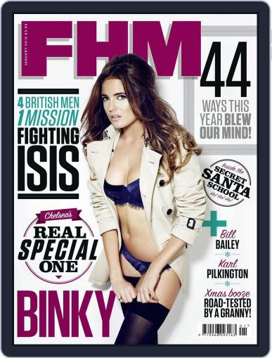 Fhm December 3rd, 2015 Digital Back Issue Cover