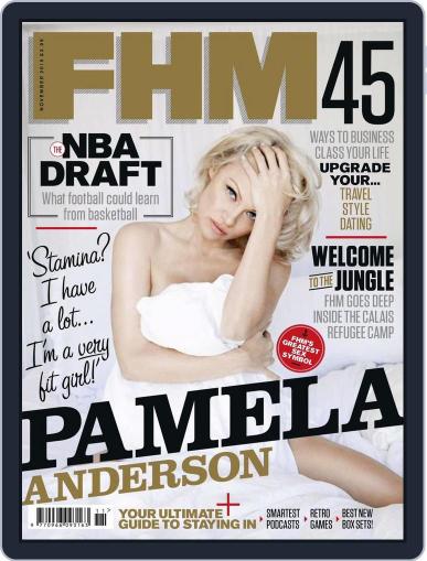 Fhm November 1st, 2015 Digital Back Issue Cover