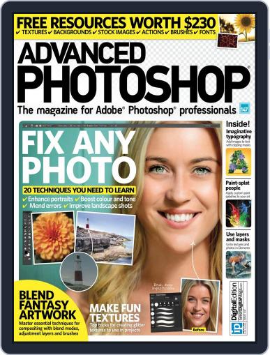 Advanced Photoshop April 28th, 2016 Digital Back Issue Cover