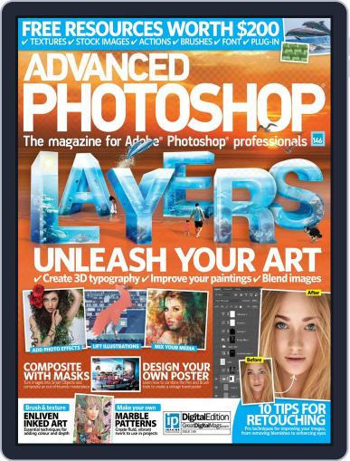 Advanced Photoshop March 31st, 2016 Digital Back Issue Cover