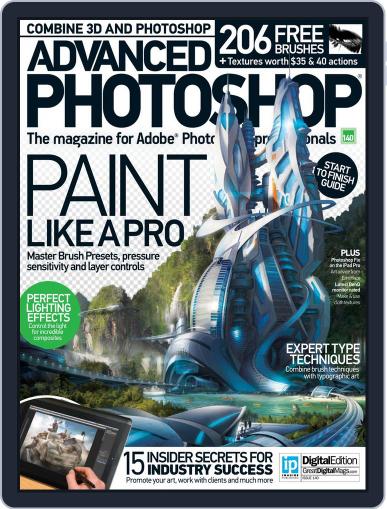 Advanced Photoshop October 1st, 2015 Digital Back Issue Cover