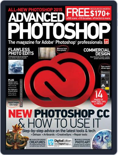Advanced Photoshop July 8th, 2015 Digital Back Issue Cover