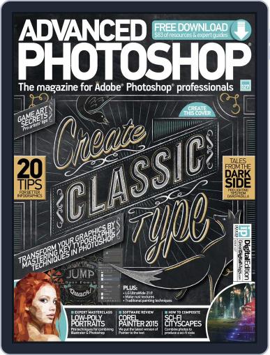 Advanced Photoshop October 1st, 2014 Digital Back Issue Cover