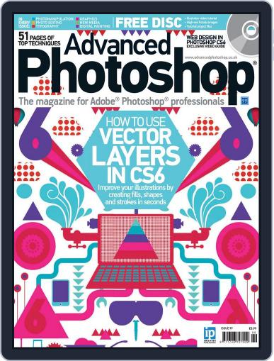 Advanced Photoshop August 8th, 2012 Digital Back Issue Cover