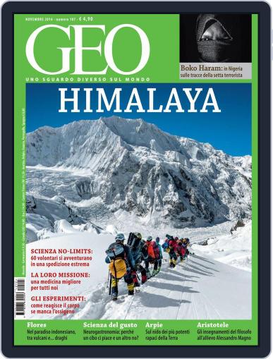Geo Italia October 22nd, 2014 Digital Back Issue Cover