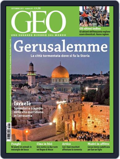 Geo Italia September 1st, 2012 Digital Back Issue Cover