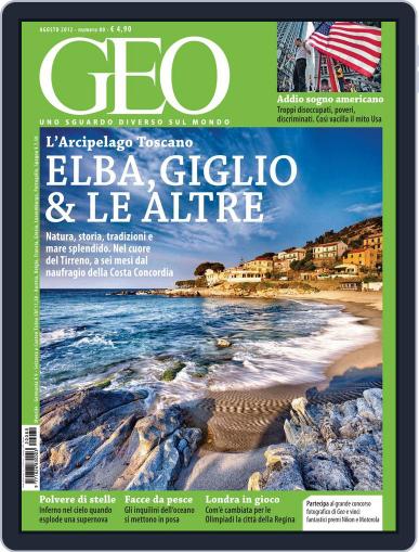 Geo Italia August 1st, 2012 Digital Back Issue Cover