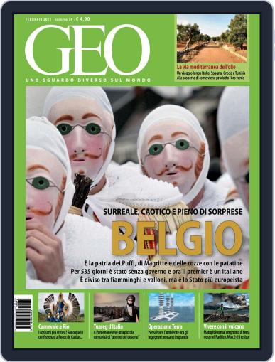 Geo Italia January 20th, 2012 Digital Back Issue Cover