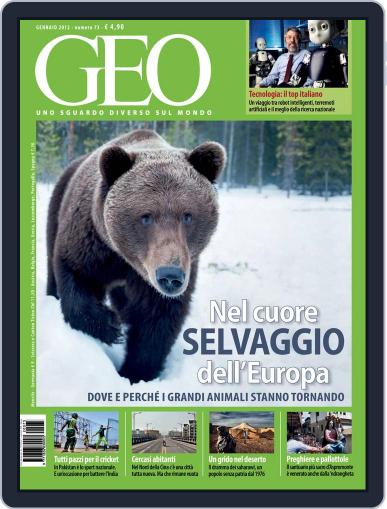 Geo Italia December 21st, 2011 Digital Back Issue Cover