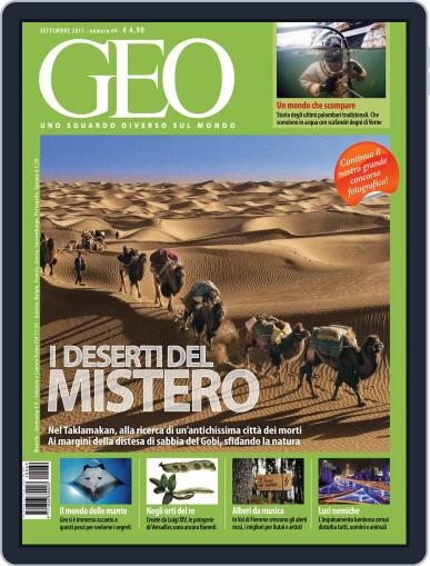 Geo Italia August 15th, 2011 Digital Back Issue Cover