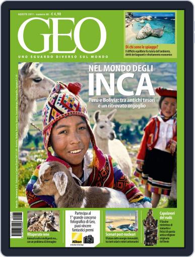 Geo Italia July 25th, 2011 Digital Back Issue Cover