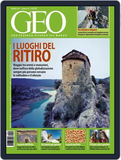 Geo Italia March 16th, 2011 Digital Back Issue Cover