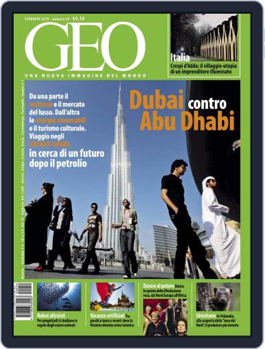 Geo Italia January 21st, 2010 Digital Back Issue Cover